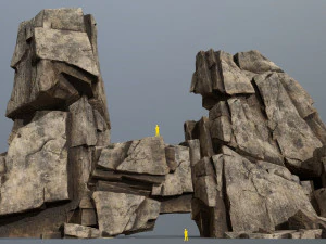 Desert rocks 3D Model