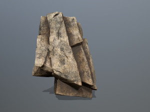 Desert rocks Model 3D