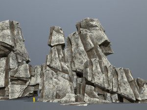 Cliff rocks 3D Model