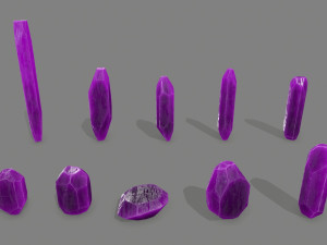 Crystal set 3Dモデル