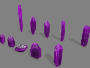 Crystal set Modelo 3D