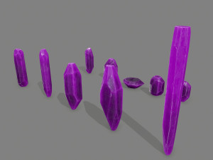 Crystal set Modelo 3D