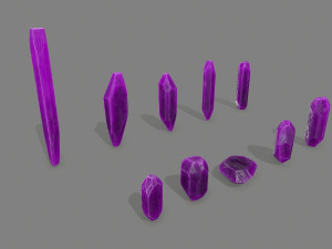 Crystal set Modelo 3D