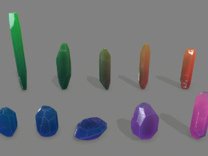 Crystal set 3D मॉडल