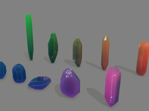 Crystal set 3D 模型