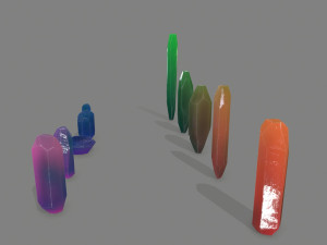 Crystal set 3D 模型