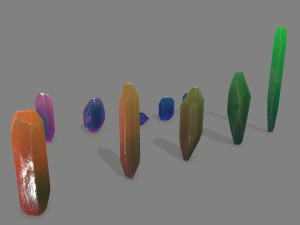 Crystal set 3D 模型