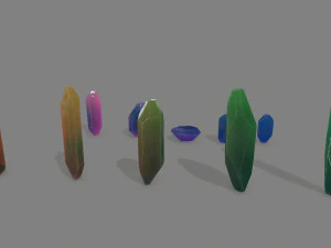 Crystal set 3D Model