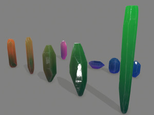 Crystal set 3D 模型