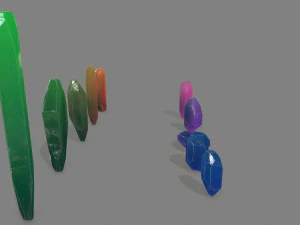 Crystal set 3D Model