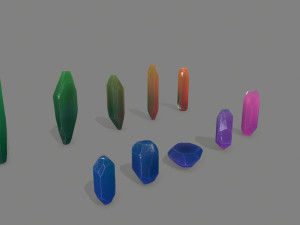 Crystal set 3D 模型