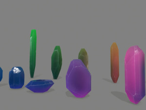 Crystal set 3D 模型