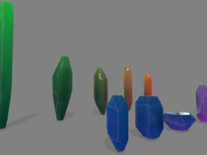 Crystal set 3D Model