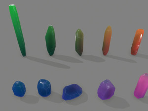Crystal set 3D 模型