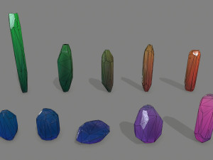 Crystal set 3D 模型