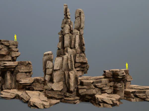 Desert rocks 3D Model