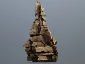 Desert rocks 3D Model
