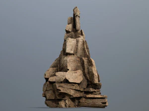 Desert rocks 3D Model