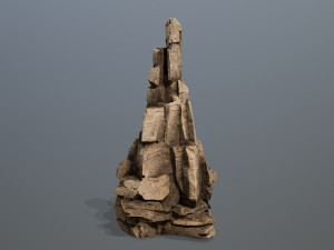 Desert rocks 3D Model
