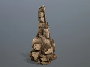 Desert rocks 3D Model
