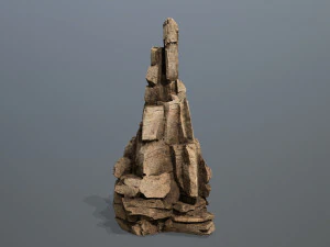 Desert rocks 3D Model