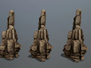 Desert rocks 3D Model
