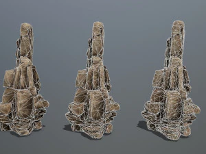 Desert rocks 3D Model