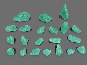 Ice rocks 3D Модель