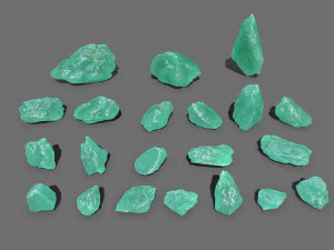 Ice rocks 3D Model