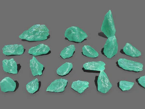 Ice rocks 3D Model