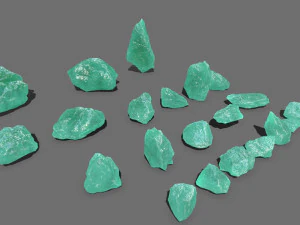 Ice rocks 3D Model
