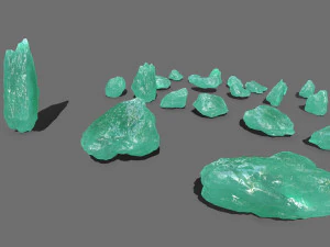 Ice rocks 3D Model