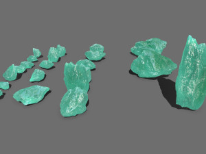 Ice rocks 3D Модель