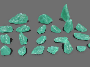 Ice rocks 3D Model