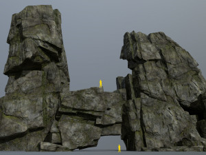 Cliff rocks 3D मॉडल