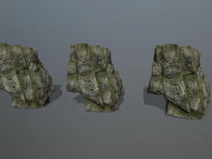 Cliff rocks 3D Model