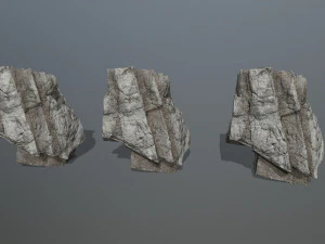 Cliff rocks 3D Model