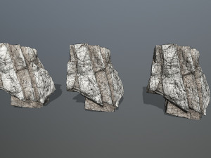 Cliff rocks Modello 3D