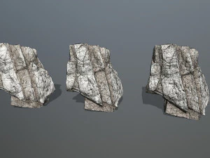 Cliff rocks 3D Model