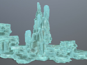 Ice rocks 3D Model
