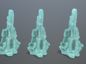 Ice rocks Model 3D