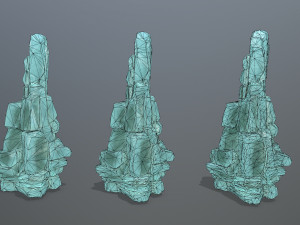 Ice rocks Model 3D