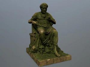 Man Statue 3D Model