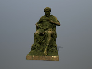 Man Statue 3D Model