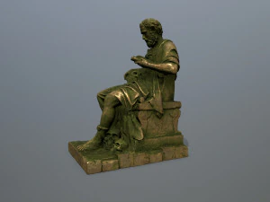 Man Statue 3D Model