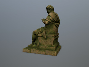 Man Statue 3D Model