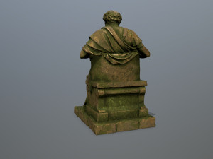 Man Statue 3D Model