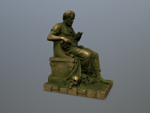Man Statue 3D Model