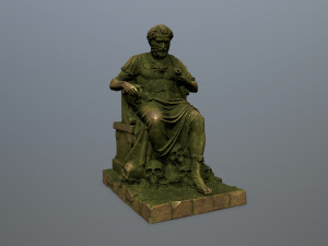 Man Statue 3D Model