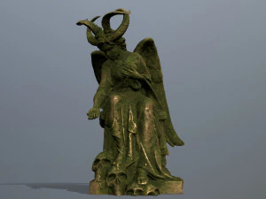 女人雕像 3D 模型